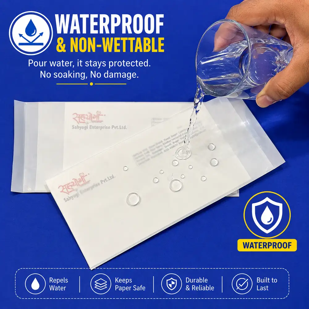 Sahyogi Enterprise Pvt Ltd Synthetic Plastic Envelopes Manufacturer in Lucknow)img