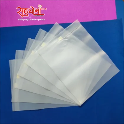 Document Protector Velcro Bag Transparent Sahyogi Enterprise Lucknow)img