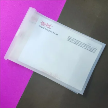FDR Velcro Bag Transparent Plain Sahyogi Enterprise)img
