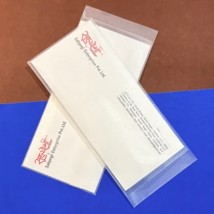 Economy Envelopes & Covers Transparent Embossed Size 4×9 Inch Sahyogi Enterprise)img