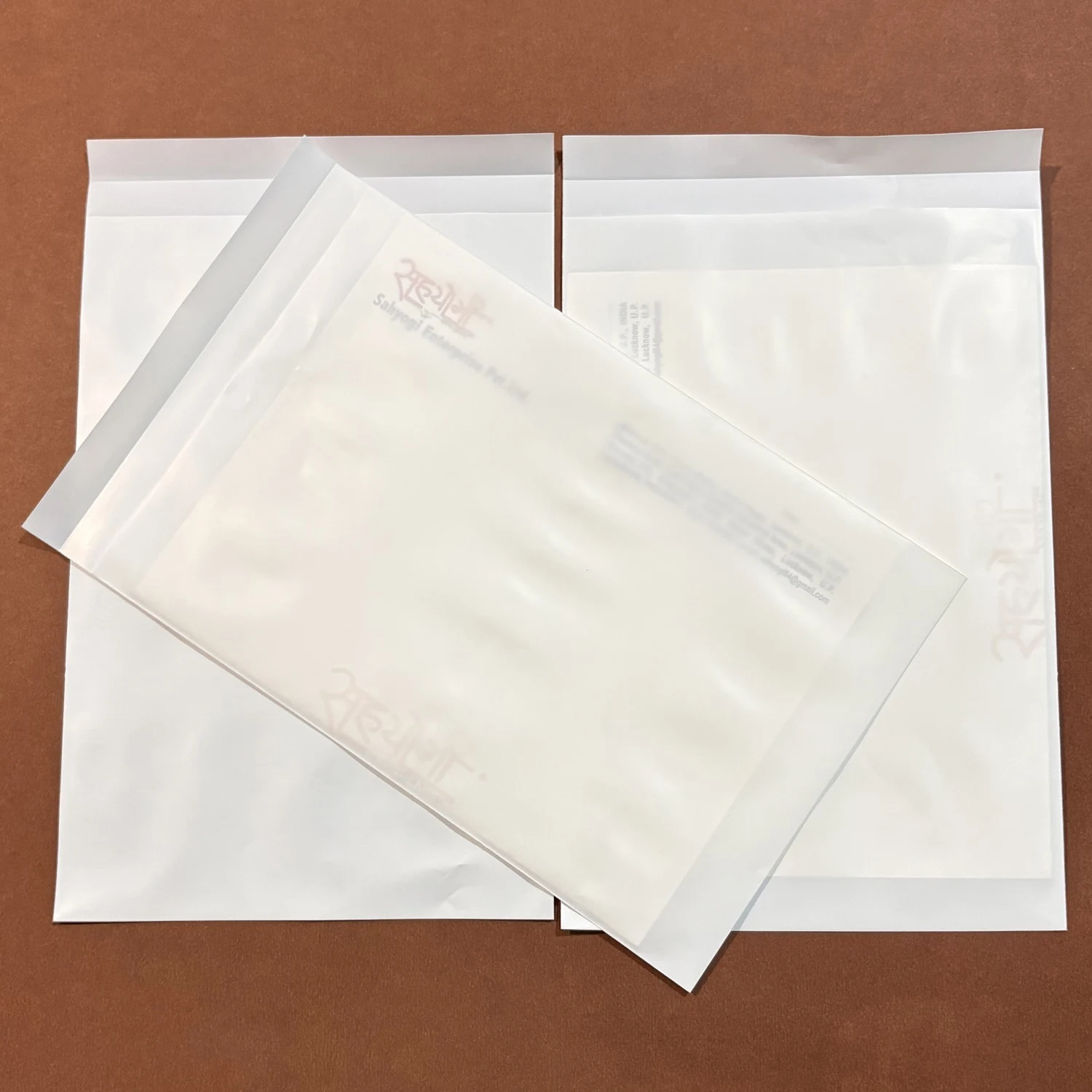 Milky Plain Covers and Envelopes Sahyogi Enterprise Waterproof)img
