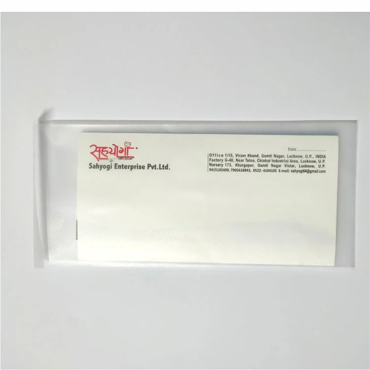 Premium Envelope and Covers Transparent Embossed, 4.5″X9.5″