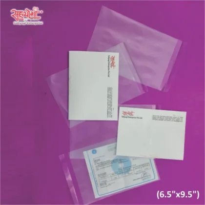 Premium Envelope and Covers Transparent Plain 6.5″X9.5″ Envelope)img