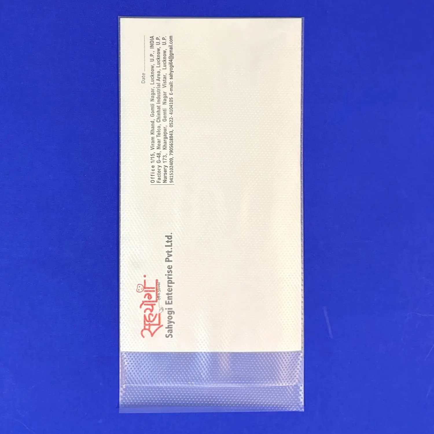 Economy Envelopes & Covers Transparent Embossed, Size 4.5″X9.5" - Image 2