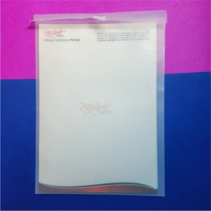 Sahyogi Enterprise Velcro Bag Transparent 9X12 Covers)img
