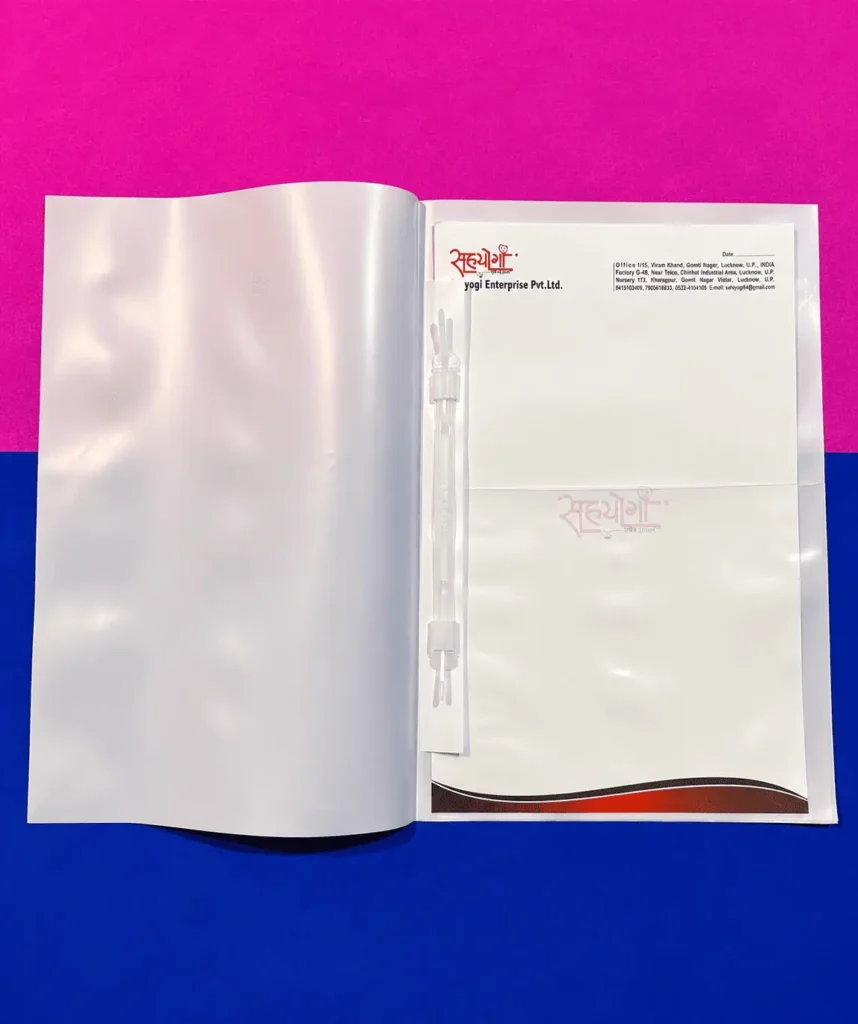 Sahyogi Enterprise Plastic Files with Clips)img