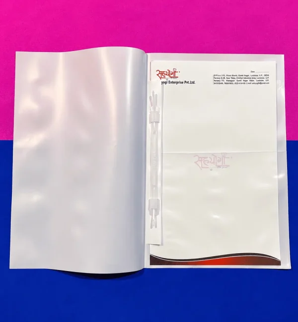 Sahyogi Enterprise Plastic Files with Clips)img